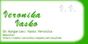 veronika vasko business card